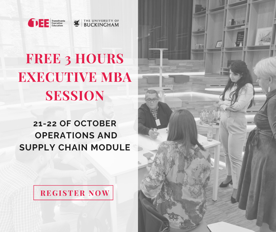 Operations and Supply Chain Management - sesiuni gratuite deschise
